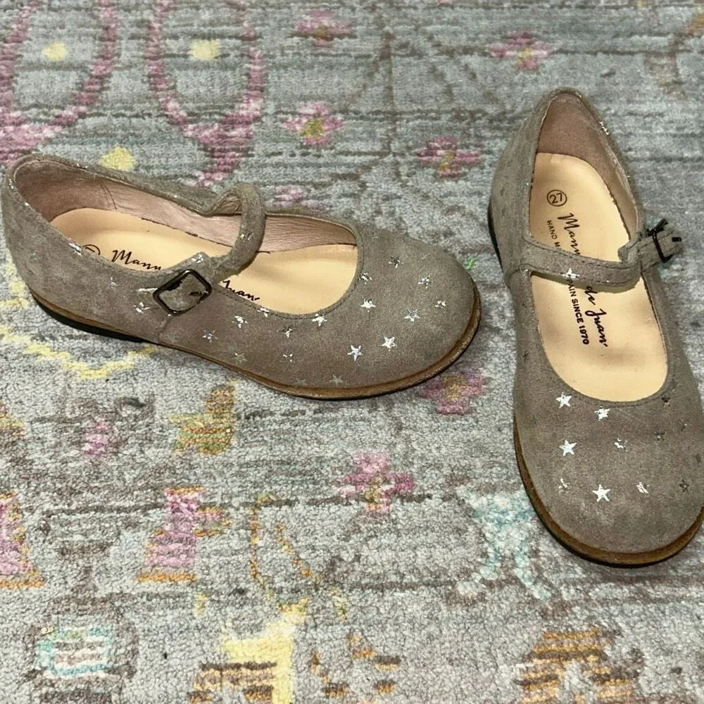 Manuela de Juan suede star Mary Jane sz 27